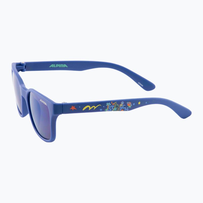 Occhiali da sole per bambini Alpina Junior Mitzo II Disney stitch/blue mirror