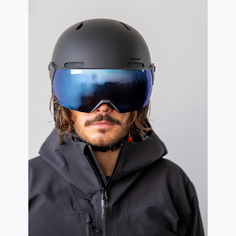 Casco da sci Alpina Arber 2 Visor Q-Lite black matte 5