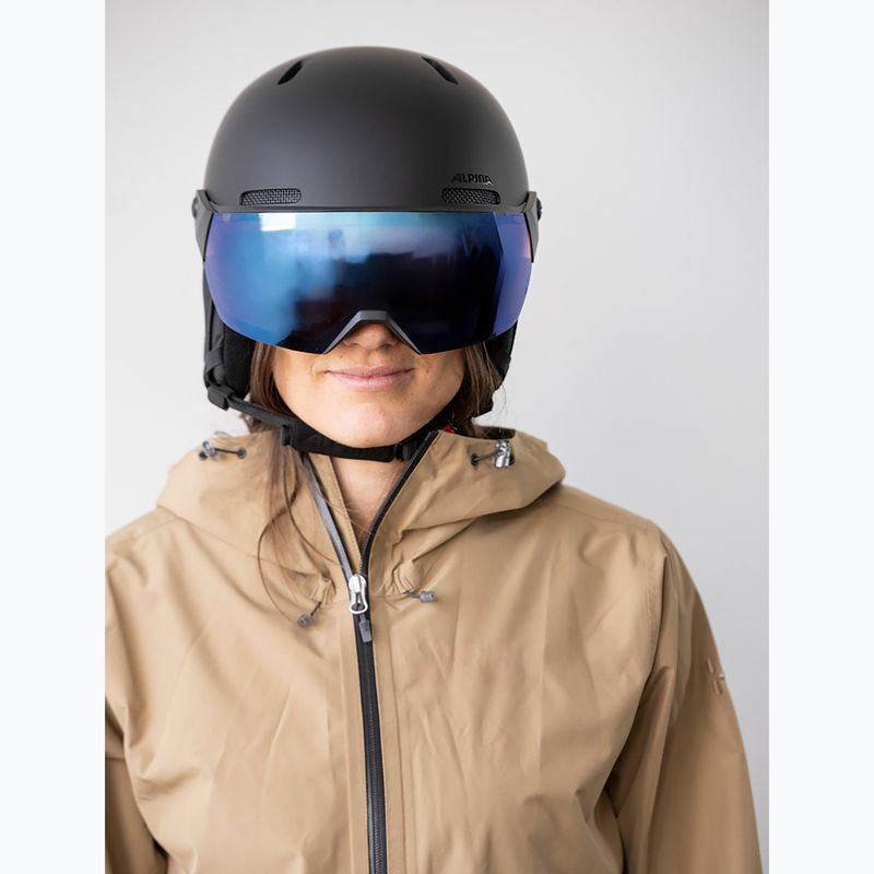 Casco da sci Alpina Arber 2 Visor Q-Lite black matte 7