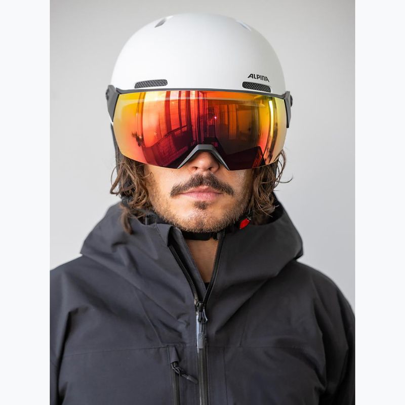 Casco da sci Alpina Arber 2 Visor Q-Lite white matt 5