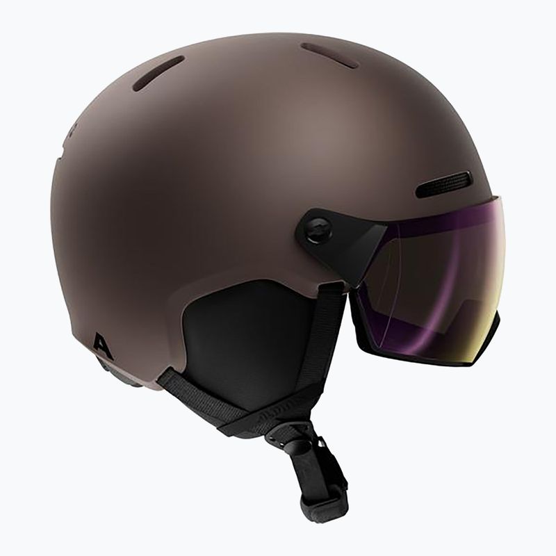 Casco da sci Alpina Arber 2 Visor Q-Lite ox brown matt 2