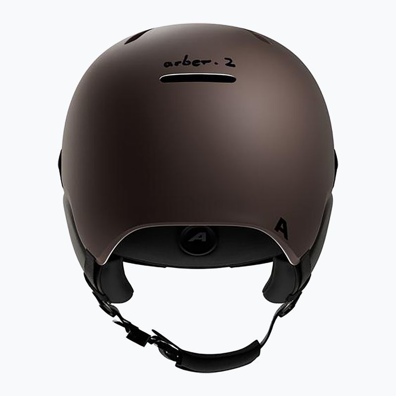Casco da sci Alpina Arber 2 Visor Q-Lite ox brown matt 4