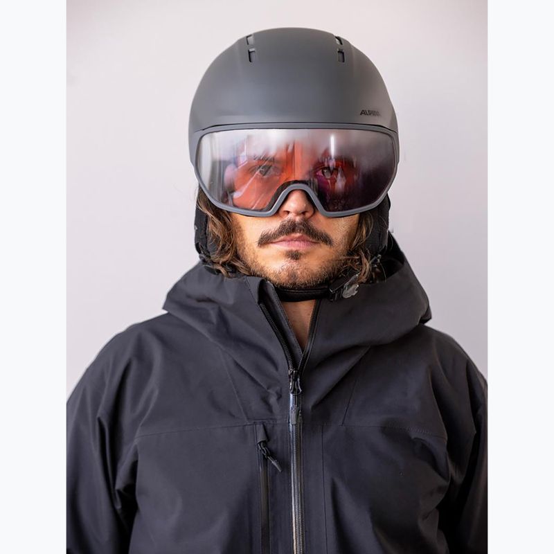 Casco da sci Alpina Vizzard QV MIPS midnight grey matt 5