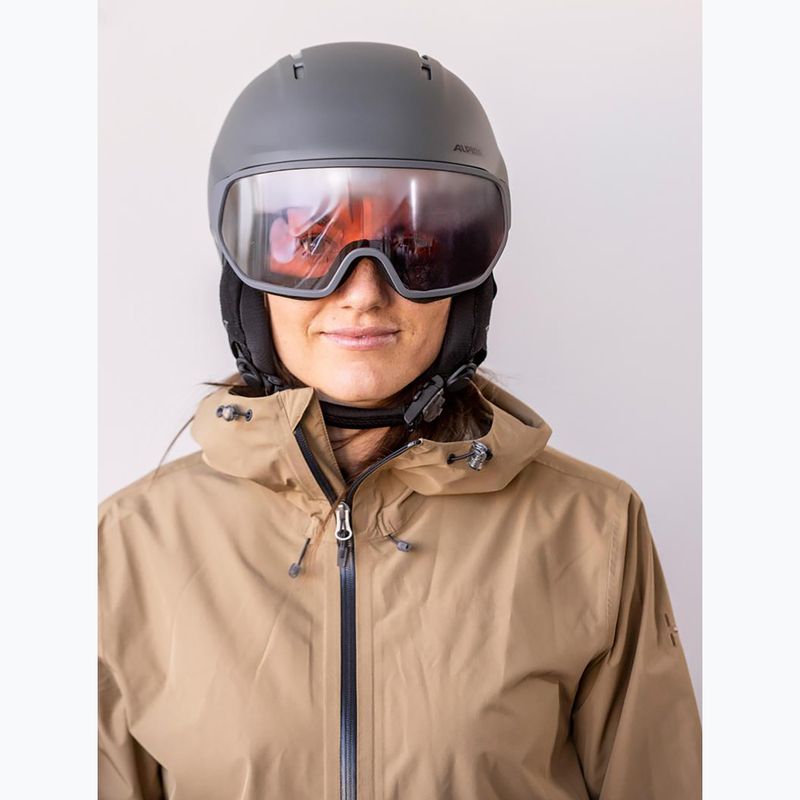 Casco da sci Alpina Vizzard QV MIPS midnight grey matt 7