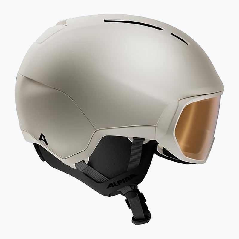 Casco da sci Alpina Vizzard QV MIPS sand matt 2