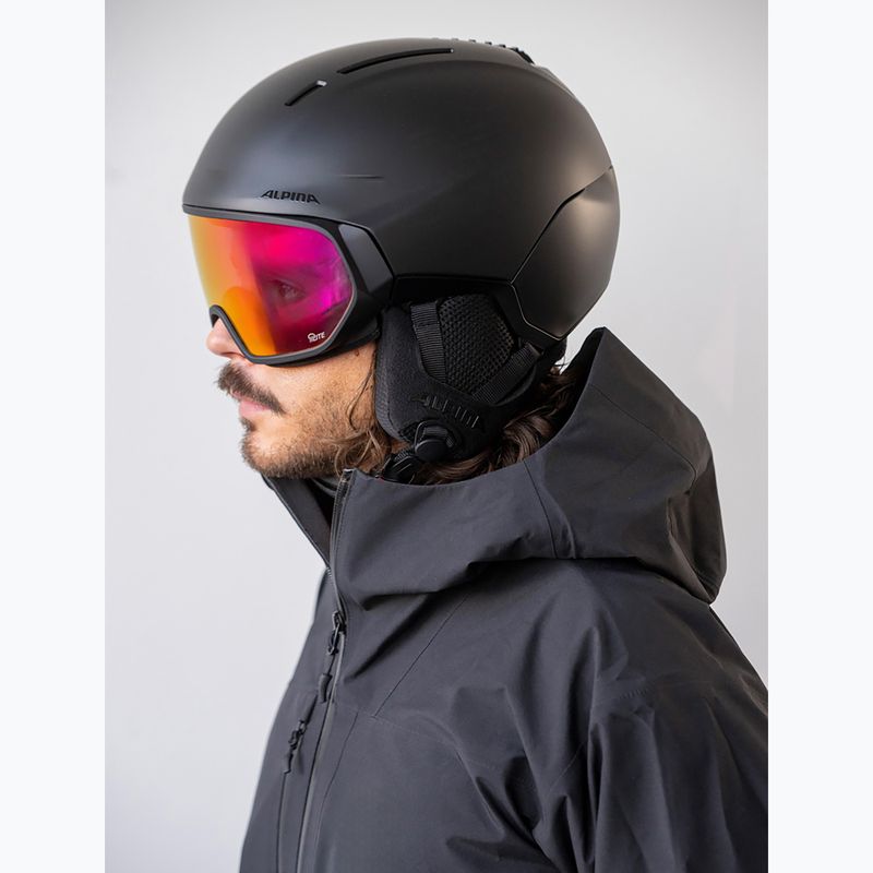 Casco da sci Alpina Vizzard Q-Lite black matte 6