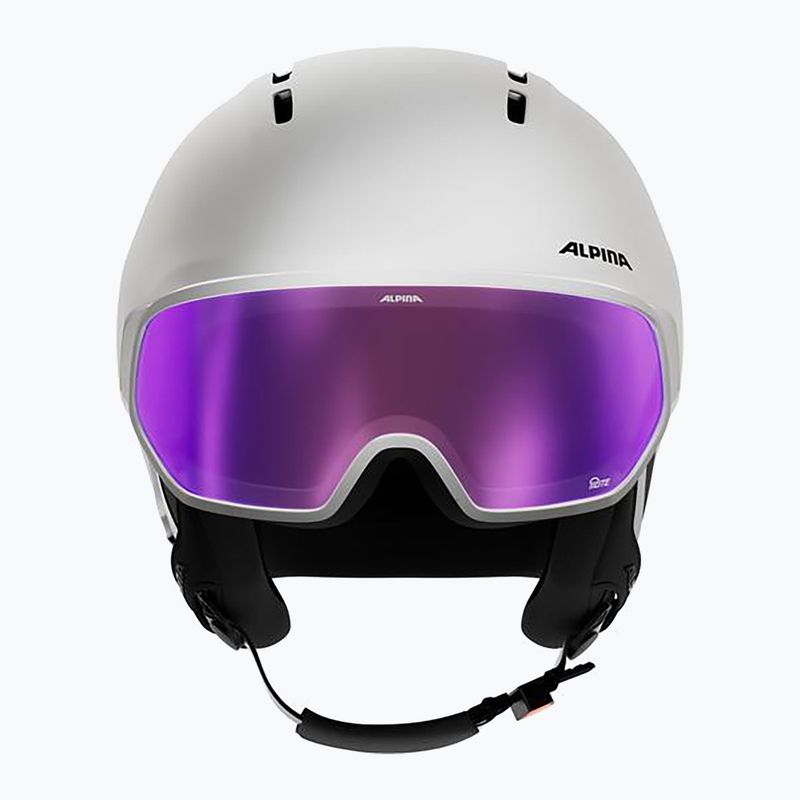 Casco da sci Alpina Vizzard Q-Lite white matt 3