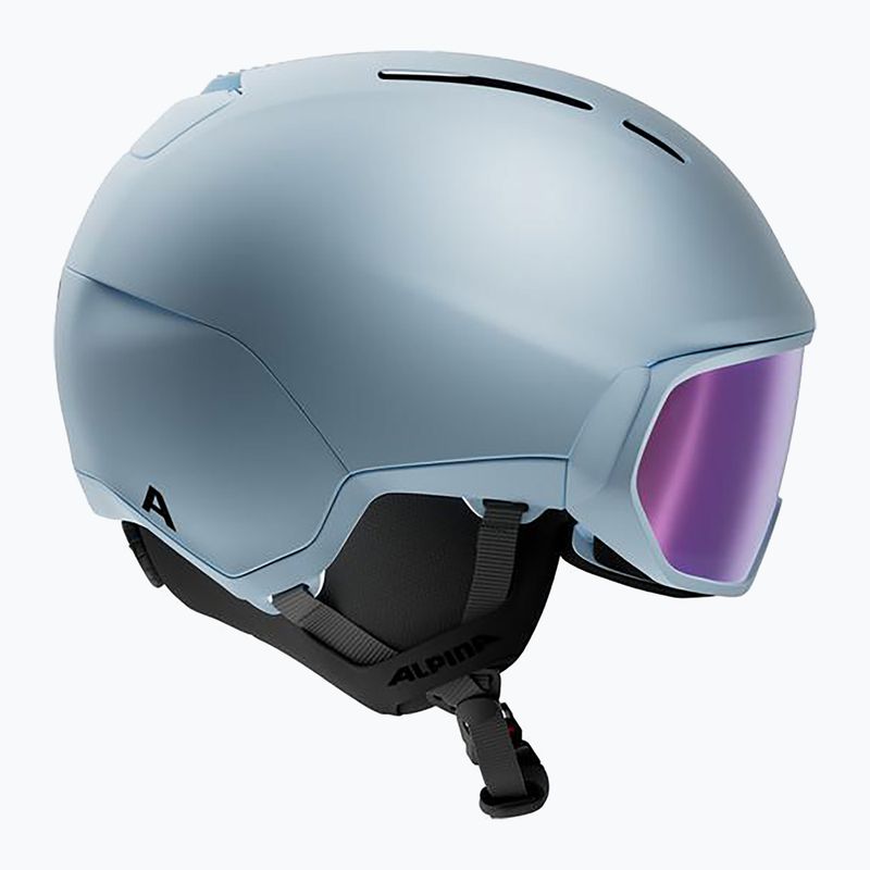 Casco da sci Alpina Vizzard Q-Lite ice blue matt 2