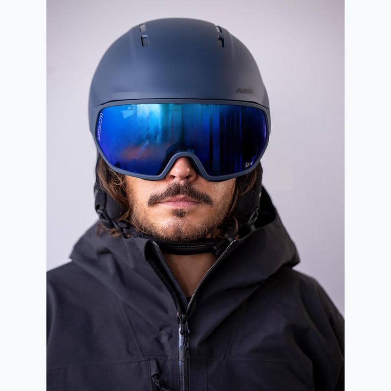 Casco da sci Alpina Vizzard Q-Lite midnight blue matt 5