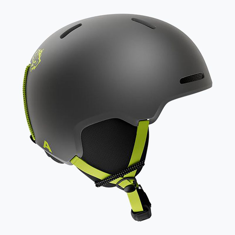 Casco da sci per bambini Alpina Zupo 2 charcoal neon matt 2