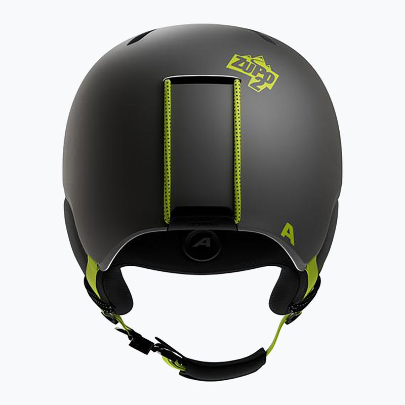 Casco da sci per bambini Alpina Zupo 2 charcoal neon matt 4