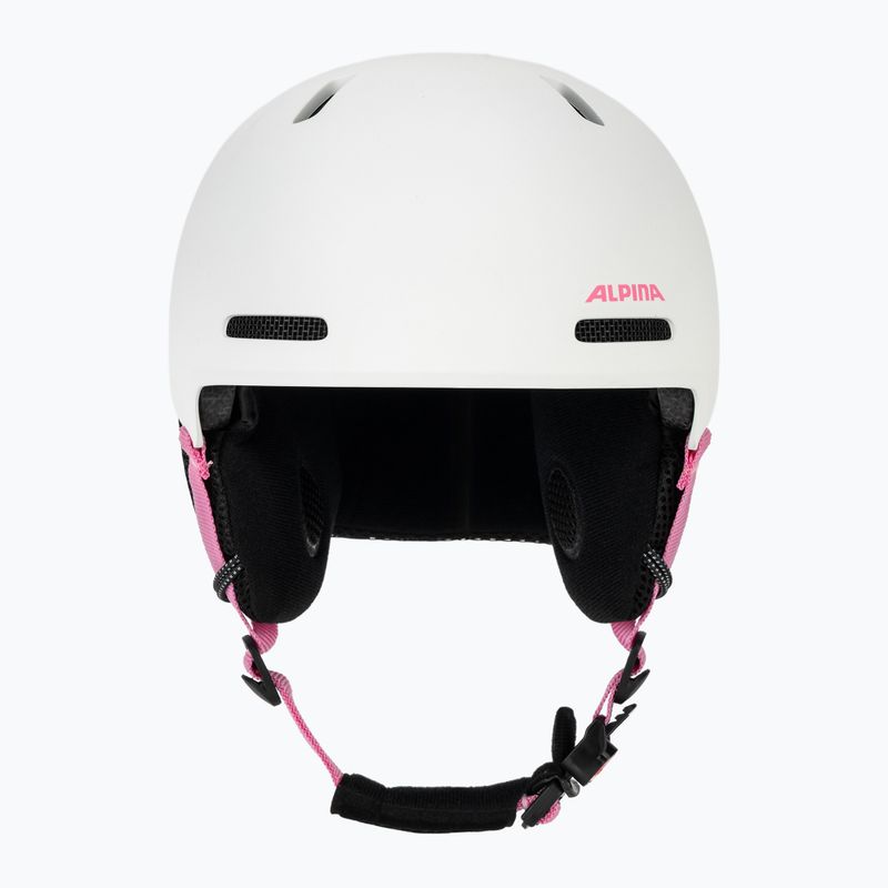 Casco da sci per bambini Alpina Zupo 2 white pink matt 2