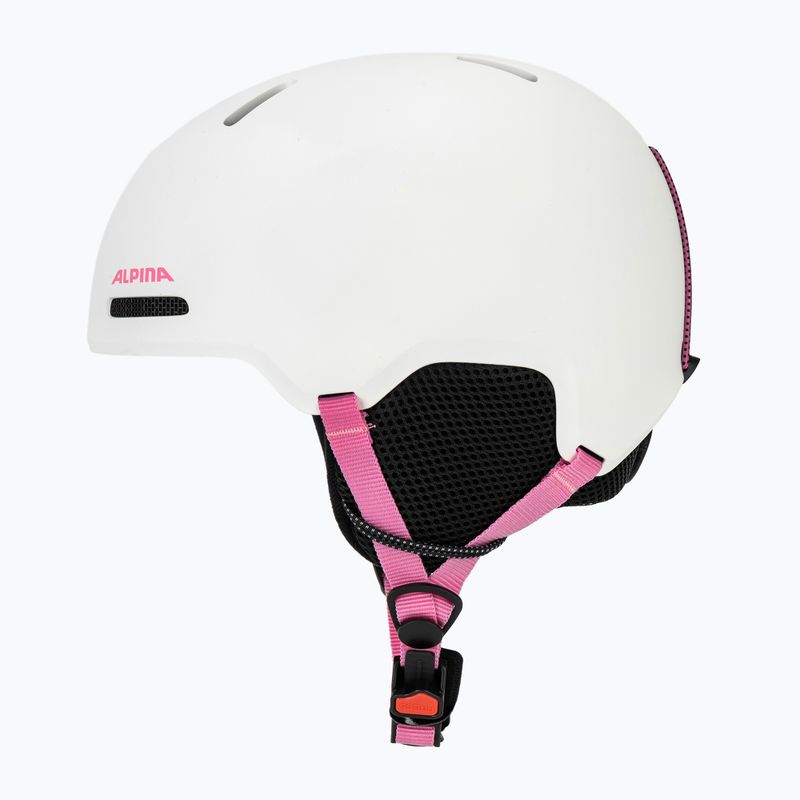 Casco da sci per bambini Alpina Zupo 2 white pink matt 3