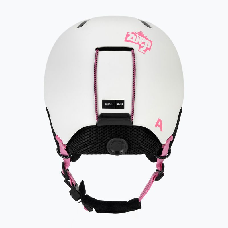Casco da sci per bambini Alpina Zupo 2 white pink matt 4