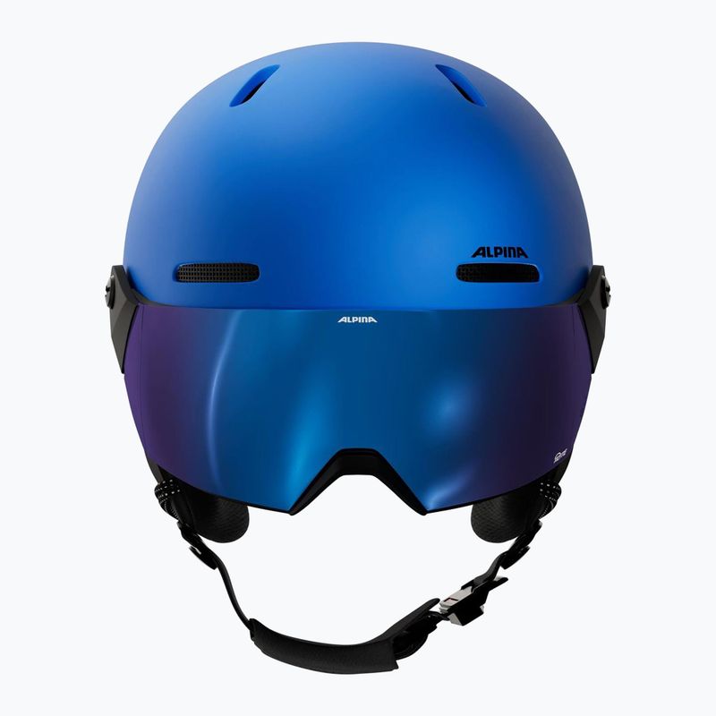 Casco da sci per bambini Alpina Zupo 2 Visor Q-Lite blue matt 3