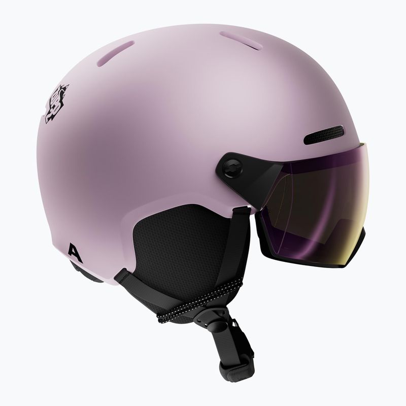 Casco da sci per bambini Alpina Zupo 2 Visor Q-Lite rose matt 2