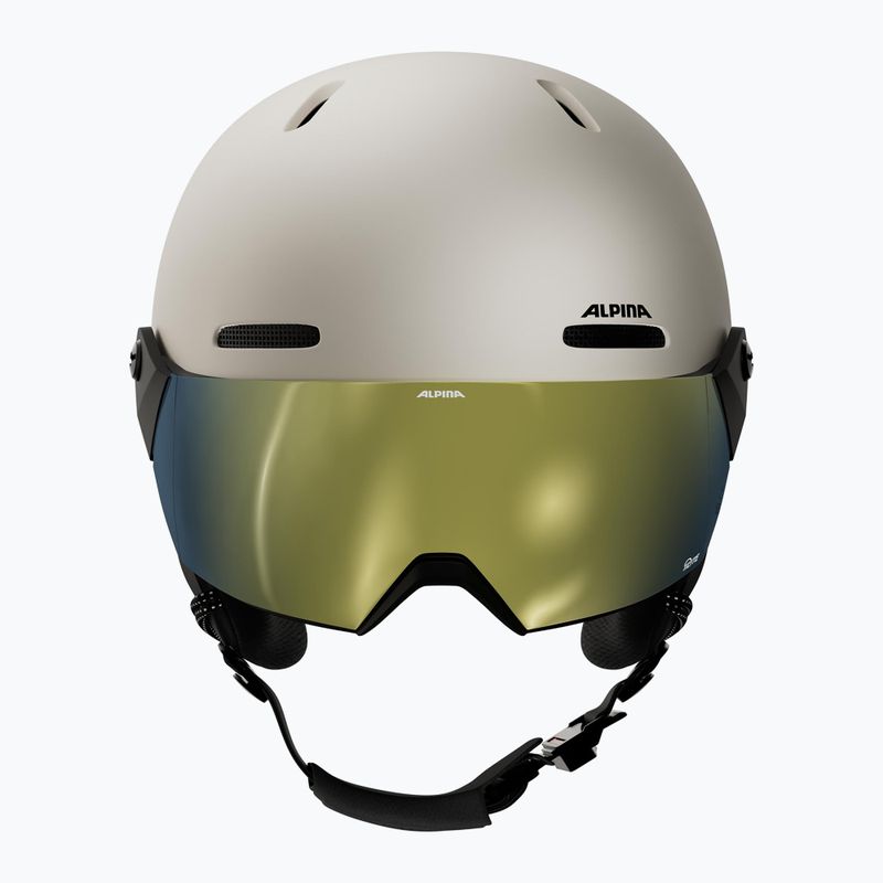 Casco da sci per bambini Alpina Zupo 2 Visor Q-Lite sand matt 3
