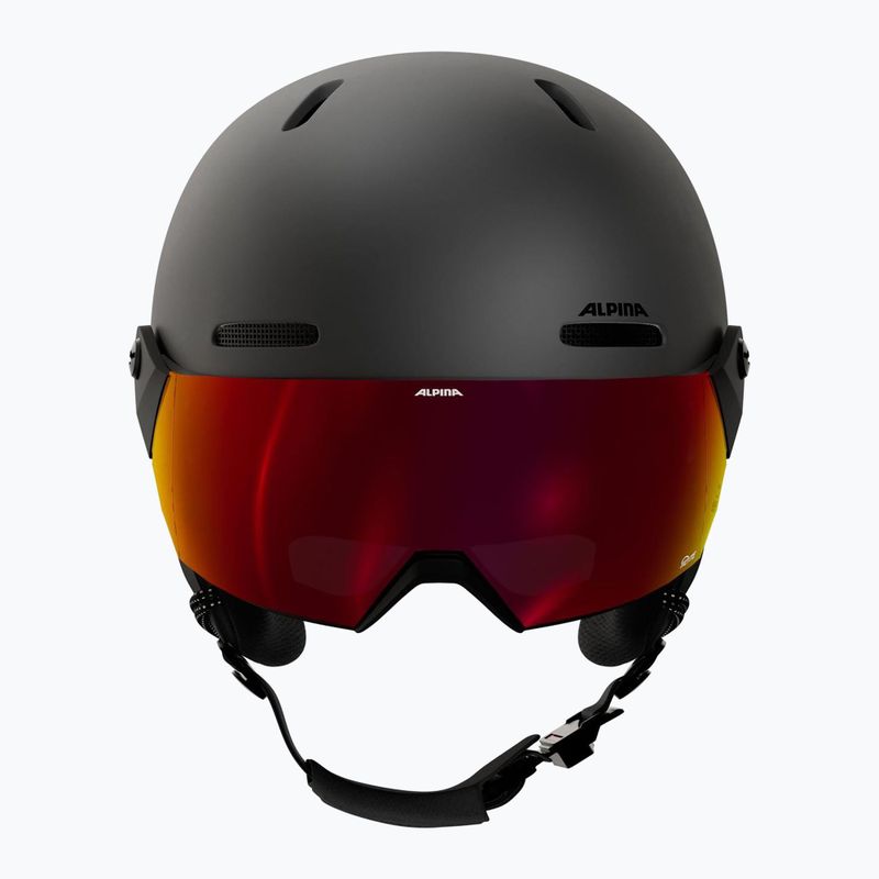 Casco da sci per bambini Alpina Zupo 2 Visor Q-Lite black matte 3