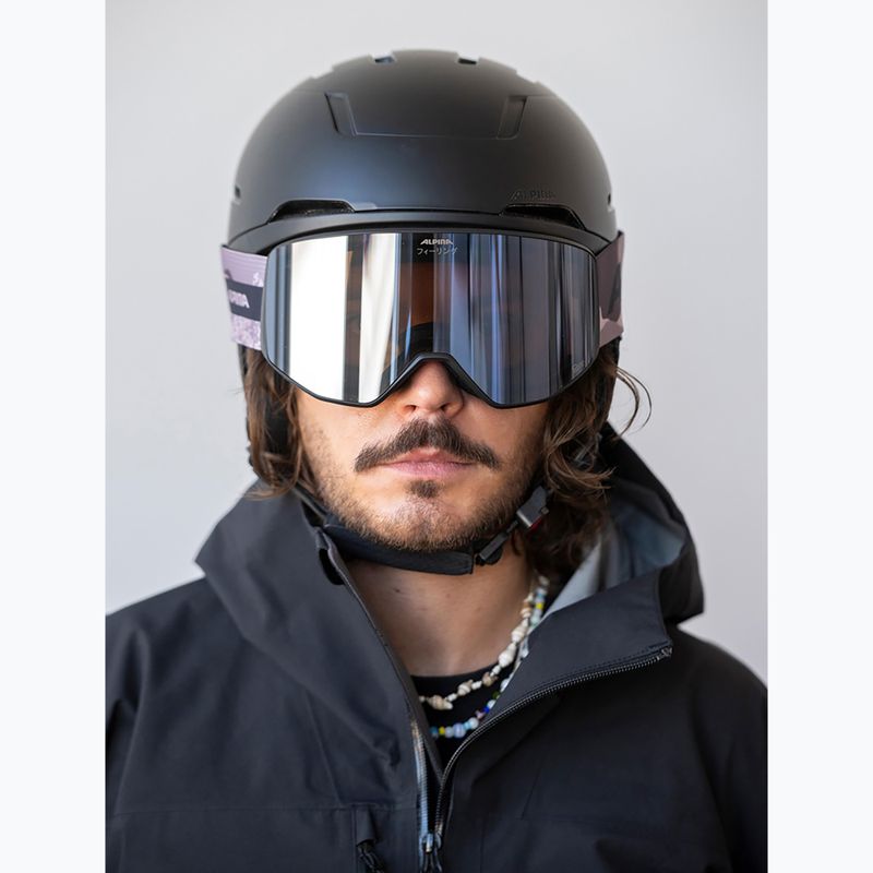 Maschera da sci Alpina Venet Q-Lite coj black/brown matt 4