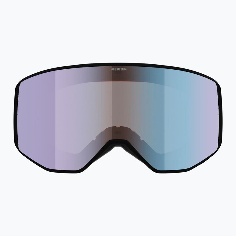 Maschera da sci Alpina Venet M Q-Lite  black/blue matt 2