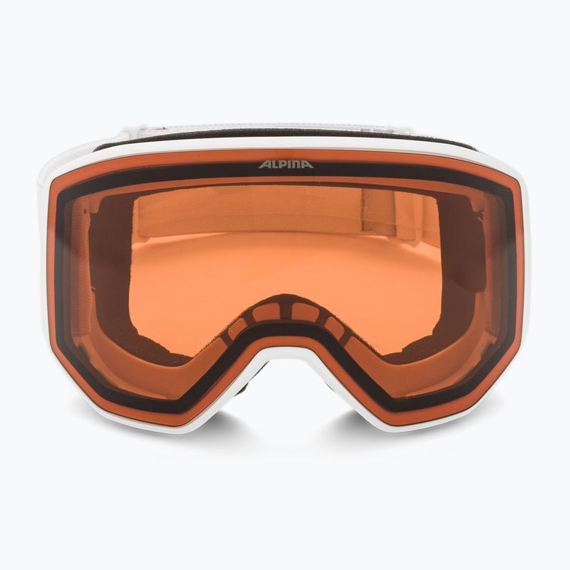 Maschera da sci Alpina Venet M white/rose matt 2