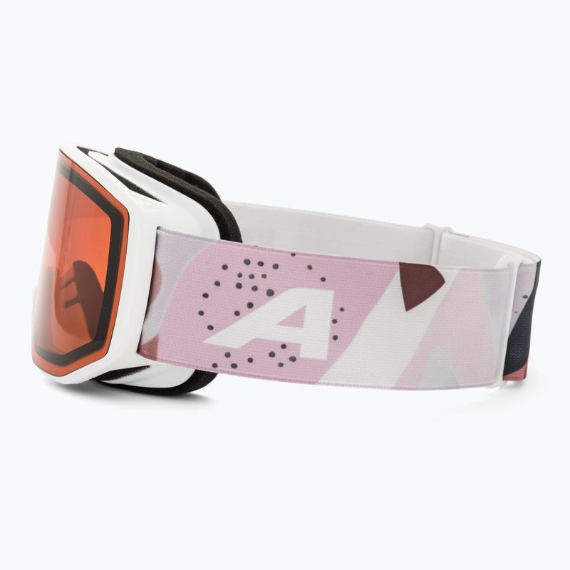 Maschera da sci Alpina Venet M white/rose matt 4