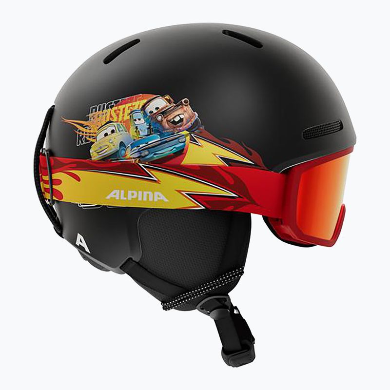 Casco da sci per bambini Alpina Zupo 2 Disney Set Jr cars 2