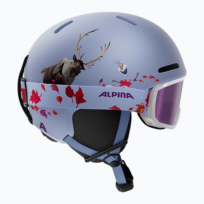Casco da sci per bambini Alpina Zupo 2 Disney Set Jr frozen 2