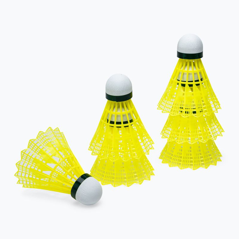 Volani da badminton VICTOR Nylon Shuttle 2000 slow 6 pz. giallo 2