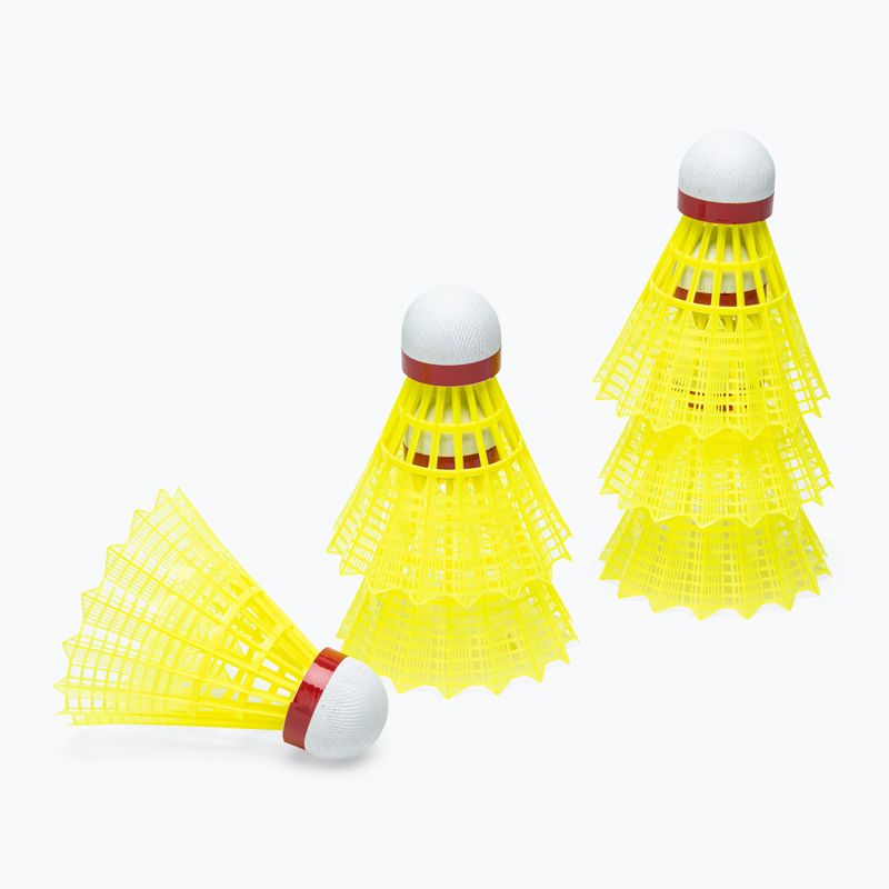 Navette da badminton VICTOR Nylon Shuttle 2000 fast 6 pz. giallo 2