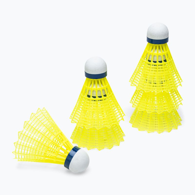 Navette da badminton VICTOR Nylon Shuttle 3000 medium 6 pz. giallo 2