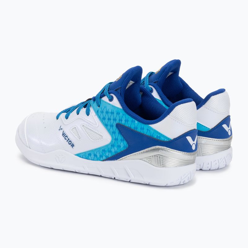 Scarpa da badminton VICTOR P9200IIITD-55 AF bianco/blu/navy 3