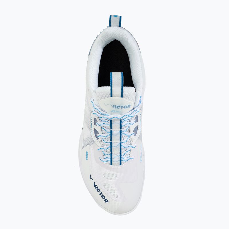 Scarpe da badminton da uomo VICTOR S82III AF bianco/azzurro 6