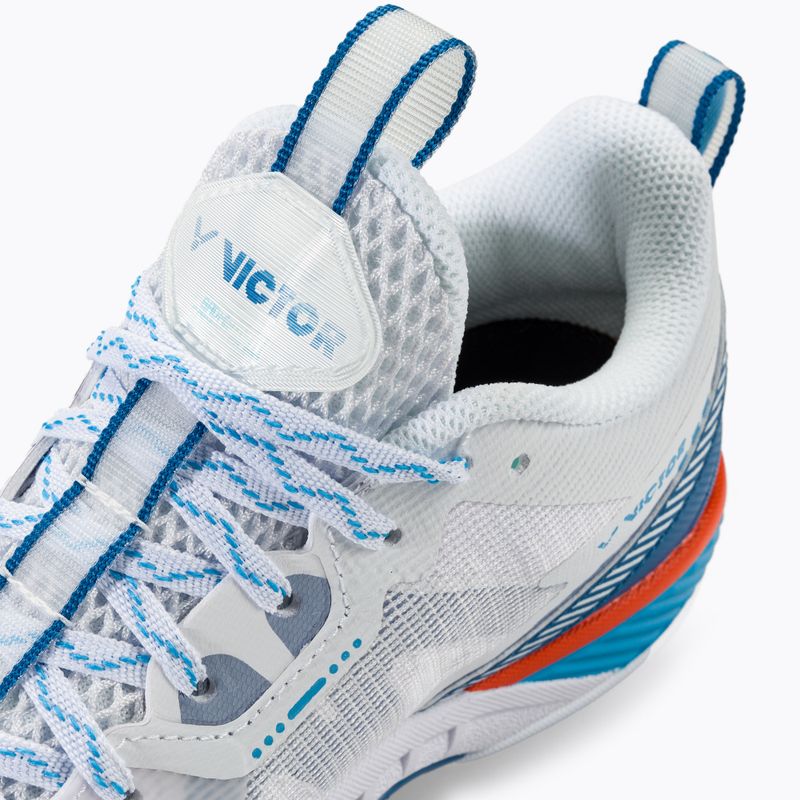 Scarpe da badminton da uomo VICTOR S82III AF bianco/azzurro 9