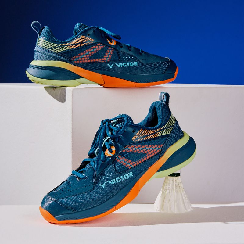 Scarpa da badminton VICTOR A610IV blu notte 4