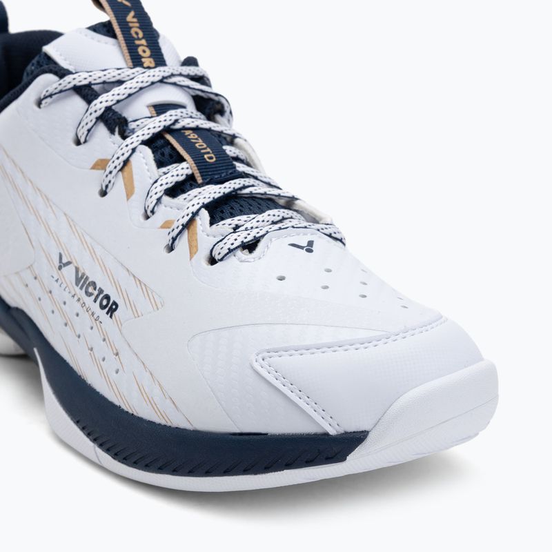 Scarpe da badminton da uomo VICTOR A970TD AX bianco/oro chiaro 7