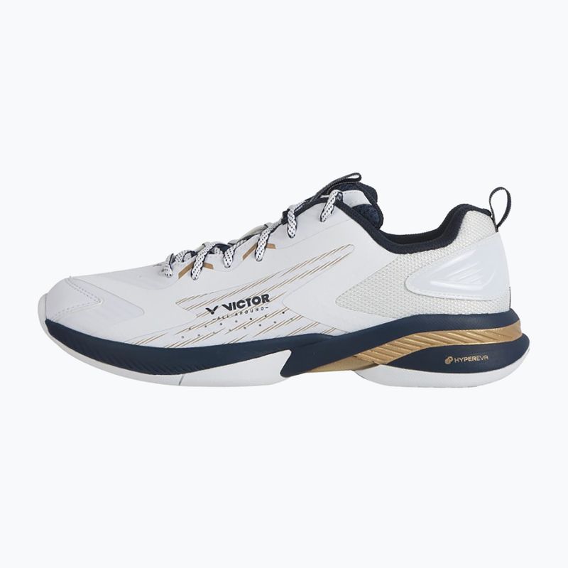 Scarpe da badminton da uomo VICTOR A970TD AX bianco/oro chiaro 9