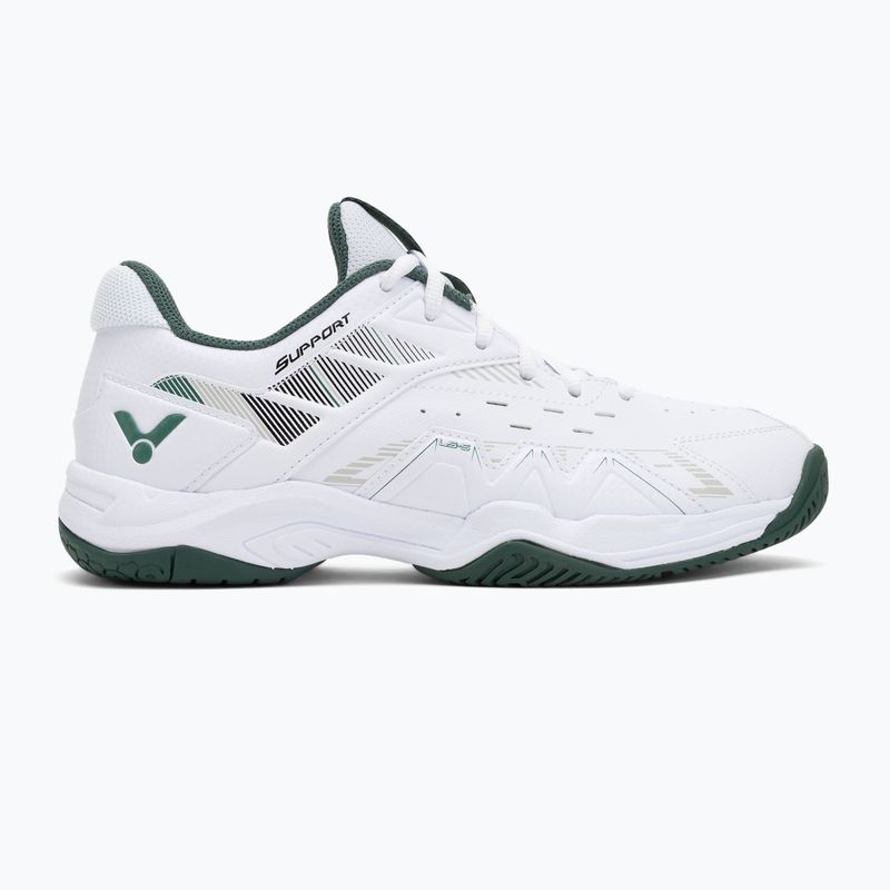 Scarpe da badminton da uomo VICTOR P8500CLS AG bianco/verde brillante 2