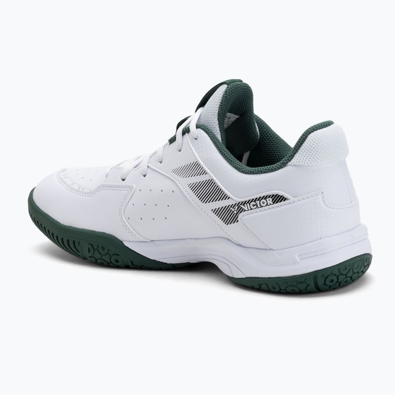 Scarpe da badminton da uomo VICTOR P8500CLS AG bianco/verde brillante 3