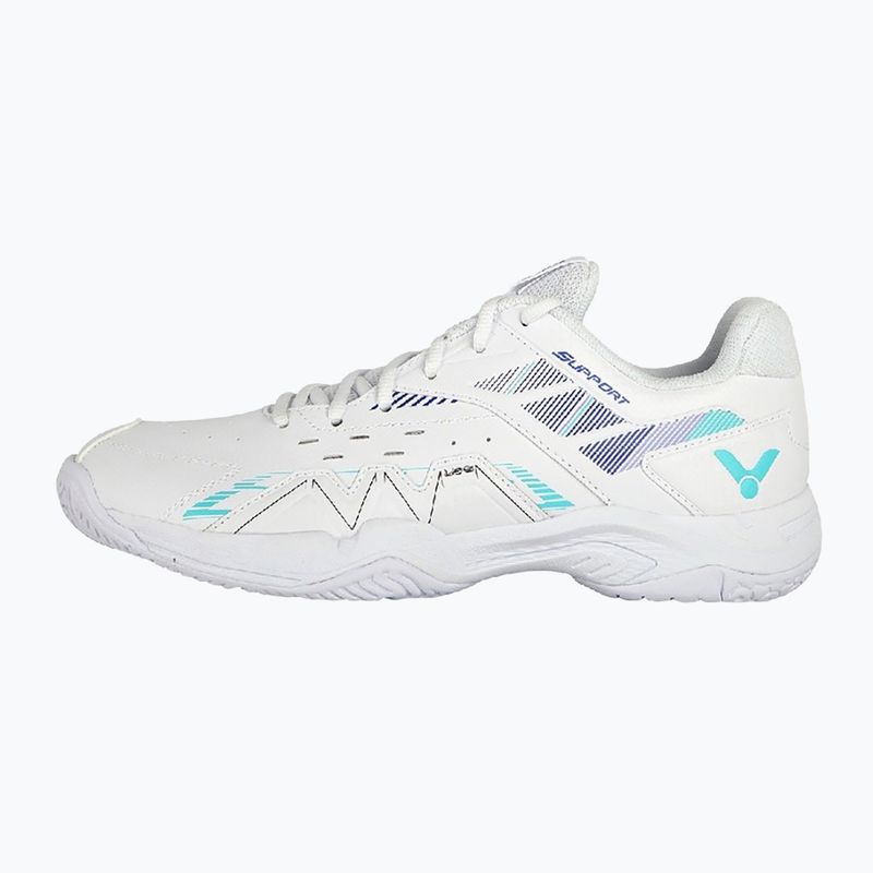 Scarpe da badminton da uomo VICTOR P8500CLS AG bianco/verde brillante 9