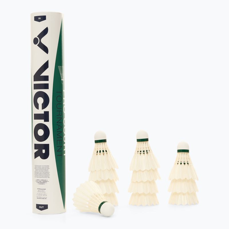 Volani da badminton in piuma VICTOR Pro Court Tournament 12 pezzi