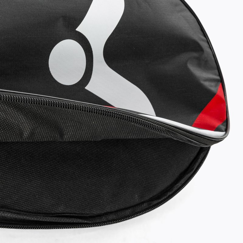 Victor Racketbag nero/bianco/rosso 5