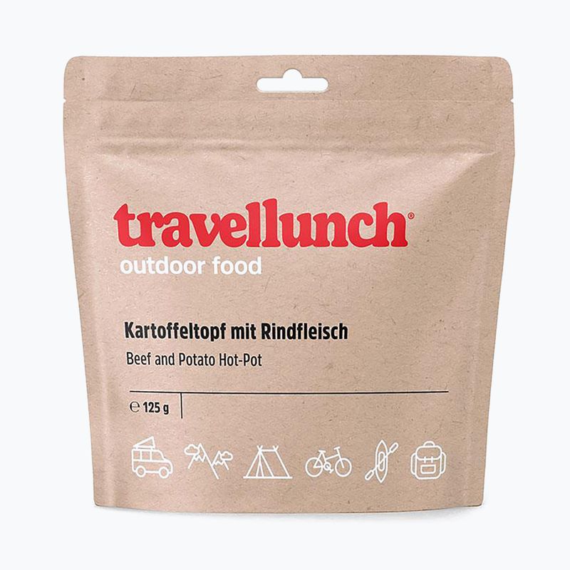 Travellunch cibo liofilizzato HOT-POT con manzo, patate e verdure 125 g
