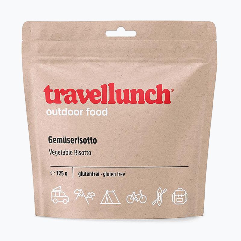 Cibo liofilizzato travellunch Risotto senza glutine con verdure e funghi 125 g