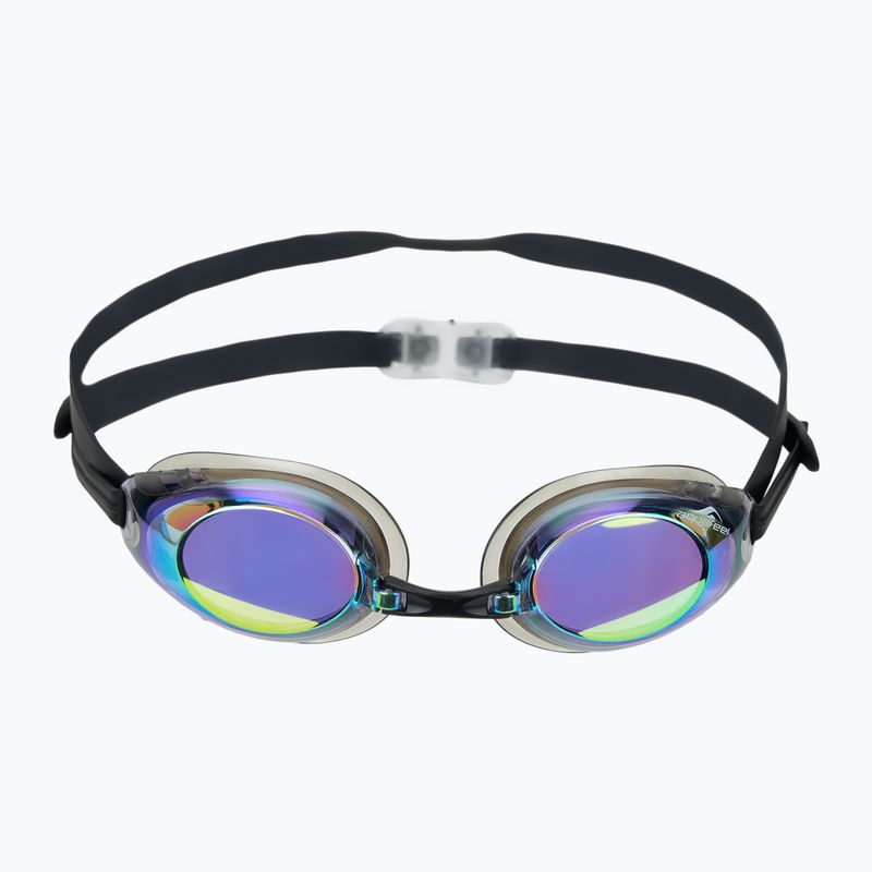 Occhialini da nuoto aquaFeel Glide Mirrored nero/oro