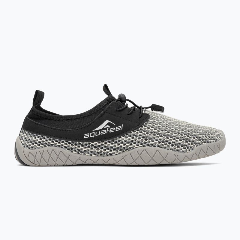 Scarpe acquatiche da uomo aquafeel Oceanside grigio / nero 2