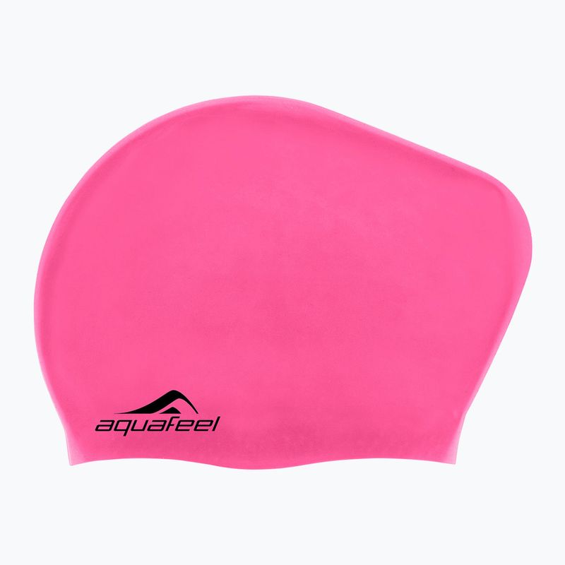 Cuffia da nuoto aquaFeel Capelli lunghi rosa