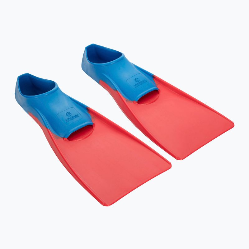 Aquafeel Swim Fin Pinne galleggianti taglia 30-33 rosso/blu