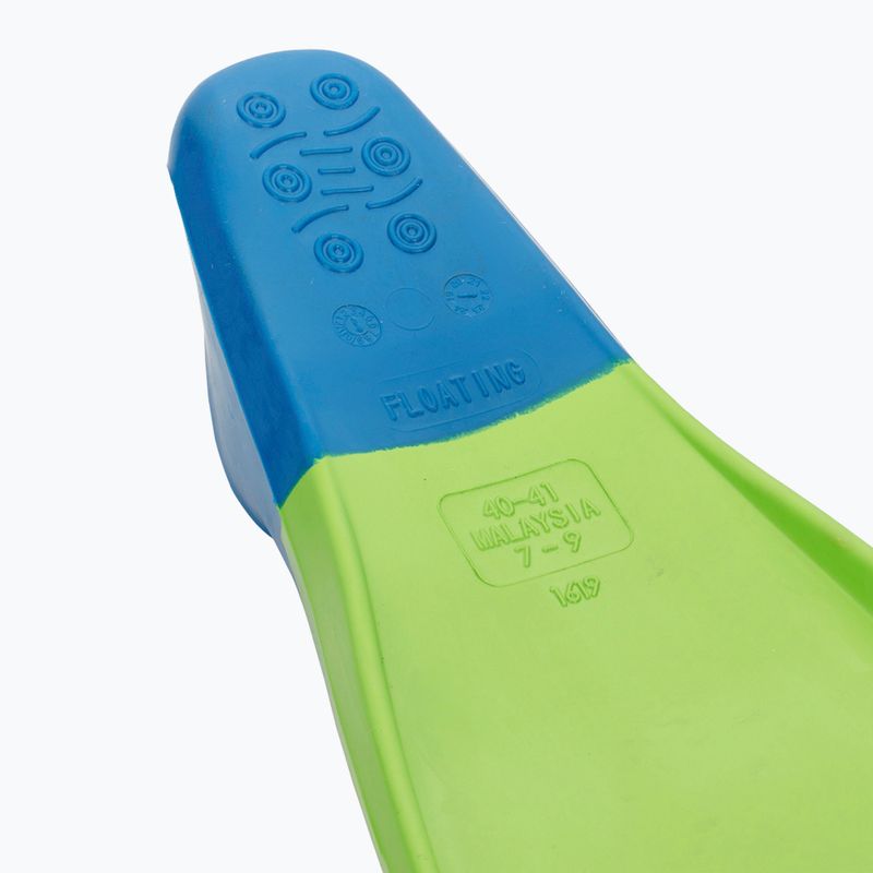 Aquafeel Swim Fin Pinne galleggianti verde chiaro/blu 2