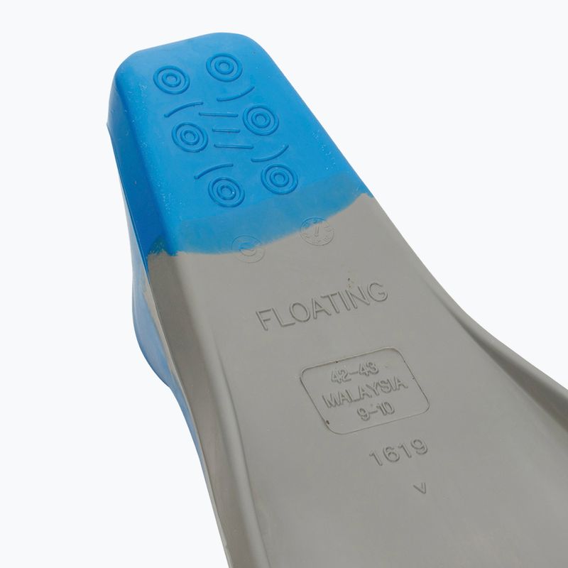 Aquafeel Pinna da nuoto galleggiante grigio/blu 2